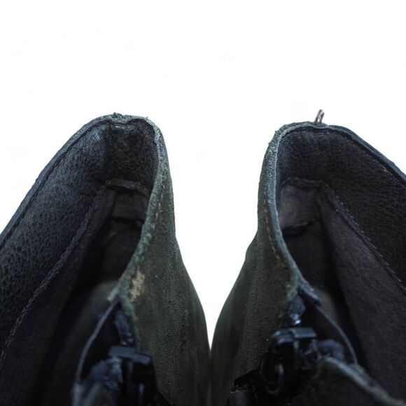 Miz Mooz Lundy High Top Leather Side Zip Camo Wedge Sneakers Women's 9-9.5/40 - Picture 11 of 11